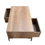 Hanah Home Mesa de centro Shp-665-Tt-1 en Nogal claro